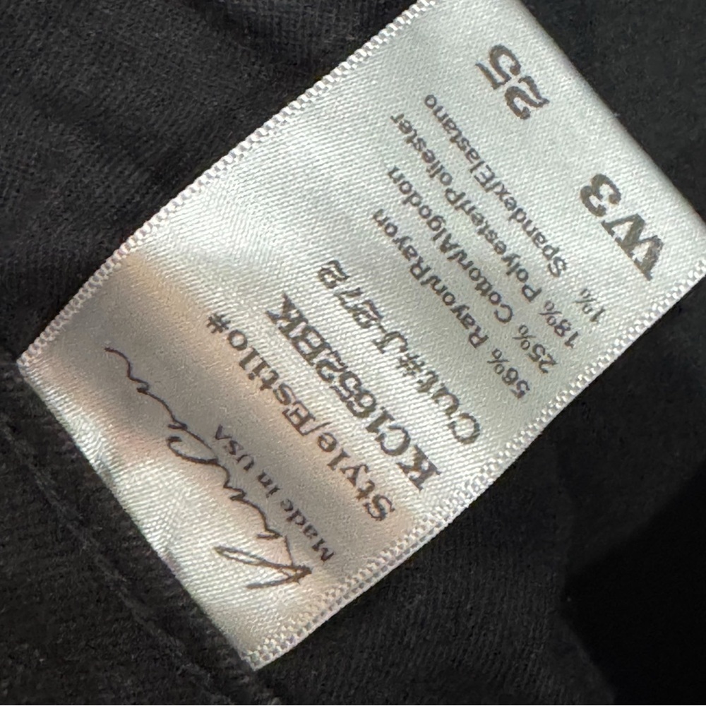 Kancan black distressed raw hem skinny jean ❤️ - Picture 7 of 7